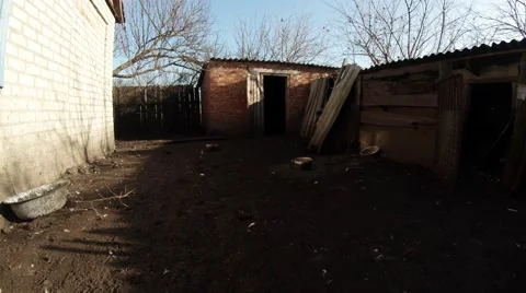 View of a Typical Building in The Rural Wilderness in The Spring Stock Footage 59532105