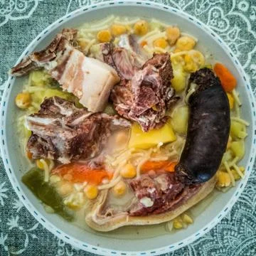 View of typical spanish dish Stock Photos