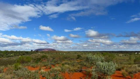 View of Uluru Stock Photos