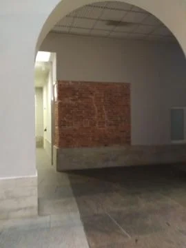 View under the bridge. arch in the building Stock Photos