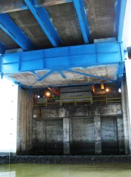 View from under a Bridge Stock Photos