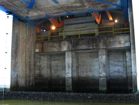 View from under a Bridge Stock Photos