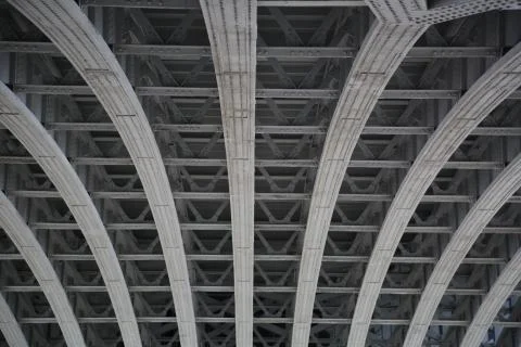 View under the bridge Stock Photos