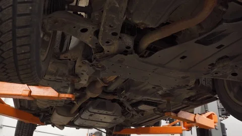 View under the car Stock Footage 102985555