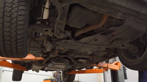 View under the car Stock Footage 102985575