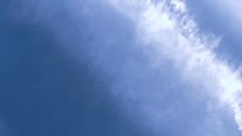 View under an flying airplane Stock Footage 117506514