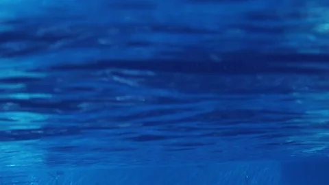 View of the underwater part of the pool Stock Footage 105101434
