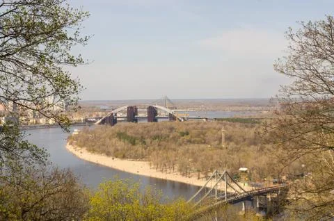 View of the unfinished bridge Stock Photos