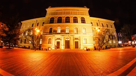 View of the University of Szeged Stock Footage 66364853