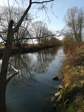 VIEW  UPPER..... the UNION-River it's  coming Stock Photos