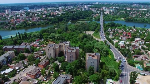 View of urban landscape Stock Footage 137261125