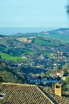 View from Urbino Stock Photos