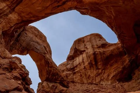 View Of Utahs Mesmerizing Rock Formations Stock Photos
