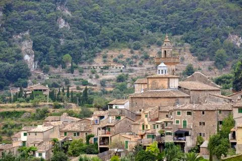 A view of valldemossa in mallorca, spain Stock Photos