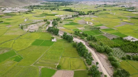 The view of the valley is absolutely stunning Stock Footage 274535315