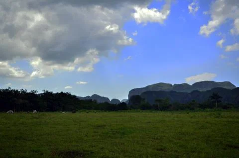 View of valley in Cuba Stock Photos