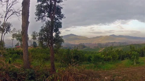 View of the valley Stock Footage 48924635