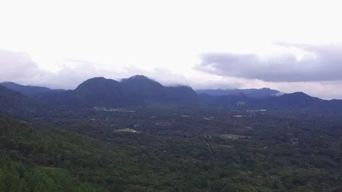 View of a Valley in the mountains of Panama Stock-Footage 71152740