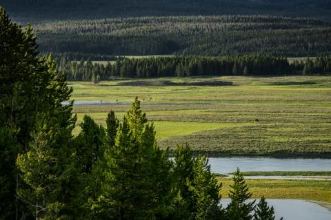 View of the Valley Stock Photos