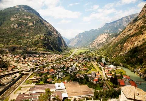 View of the valley Stock Photos