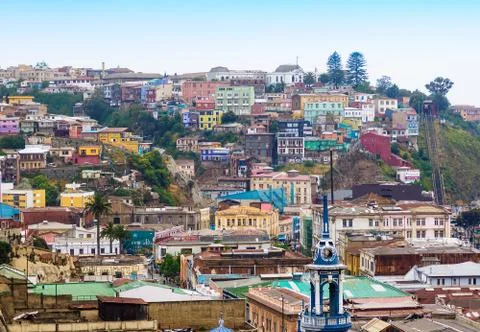 View of Valparaiso Stock Photos