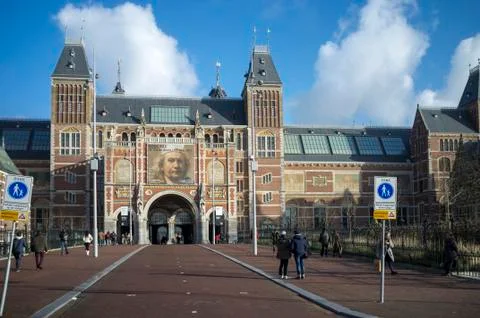 A view from Van Gogh museum Stock Photos