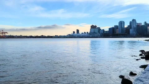 View from Vancouver Harbour Video stock 169000455