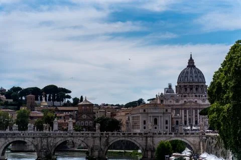 View of Vatican skyline Stock Photos