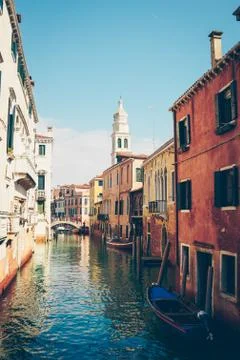 View on Venice channel. Stock Photos