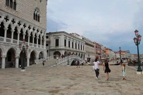 View to venice at summer Stock Photos