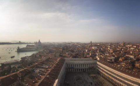 View from viewing platform San Marco Square, Venice Stock Photos