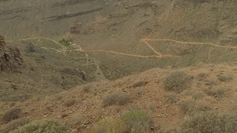 View from viewing ponti in centre of Grand Canaria Stock Footage 83222518