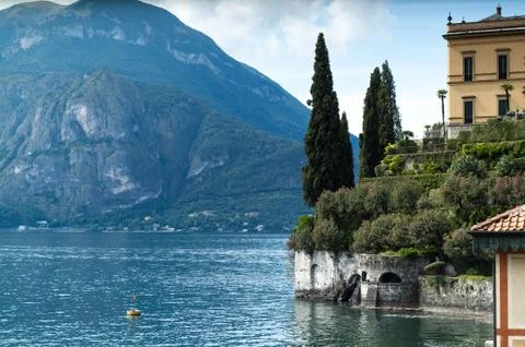 View from Villa Monastero Stock Photos