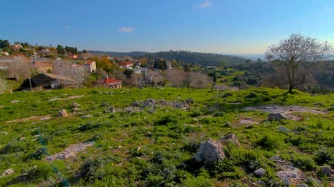 View of village 01 Stock Footage 89575298