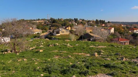 View of village 02 Stock Footage 89575271