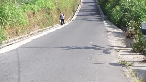 View of the village in Boyolali Video stock 296776543