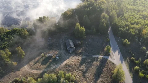 View of the village Stock Footage 162433770