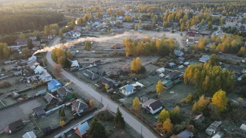 View of the village Stock Footage 162778695