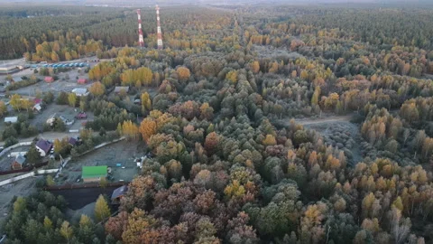 View of the village Stock Footage 162790260