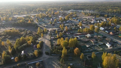 View of the village Stock Footage 162800449