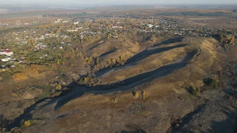 View of the village Stock Footage 163254550