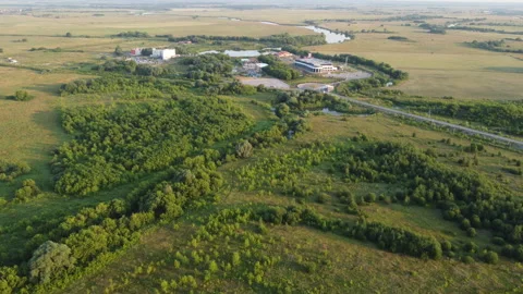 View of the village Stock Footage 163482737