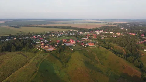 View of the village Stock Footage 163487122