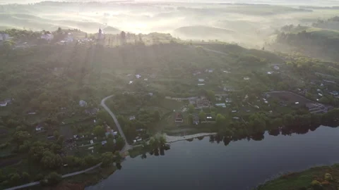 View of the village Stock Footage 164010520