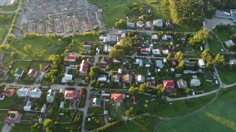 View of the village Stock Footage 164513417