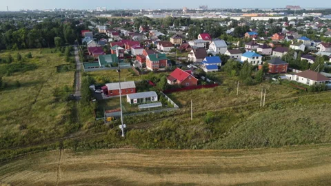 View of the village Stock Footage 164630547