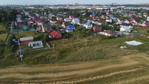 View of the village Stock Footage 164630609
