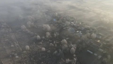 View of the village Stock Footage 164838200