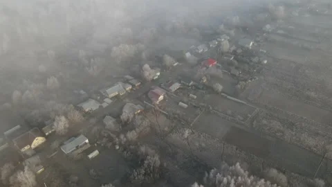 View of the village Stock Footage 164843069