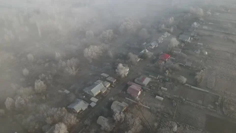 View of the village Stock Footage 164865494